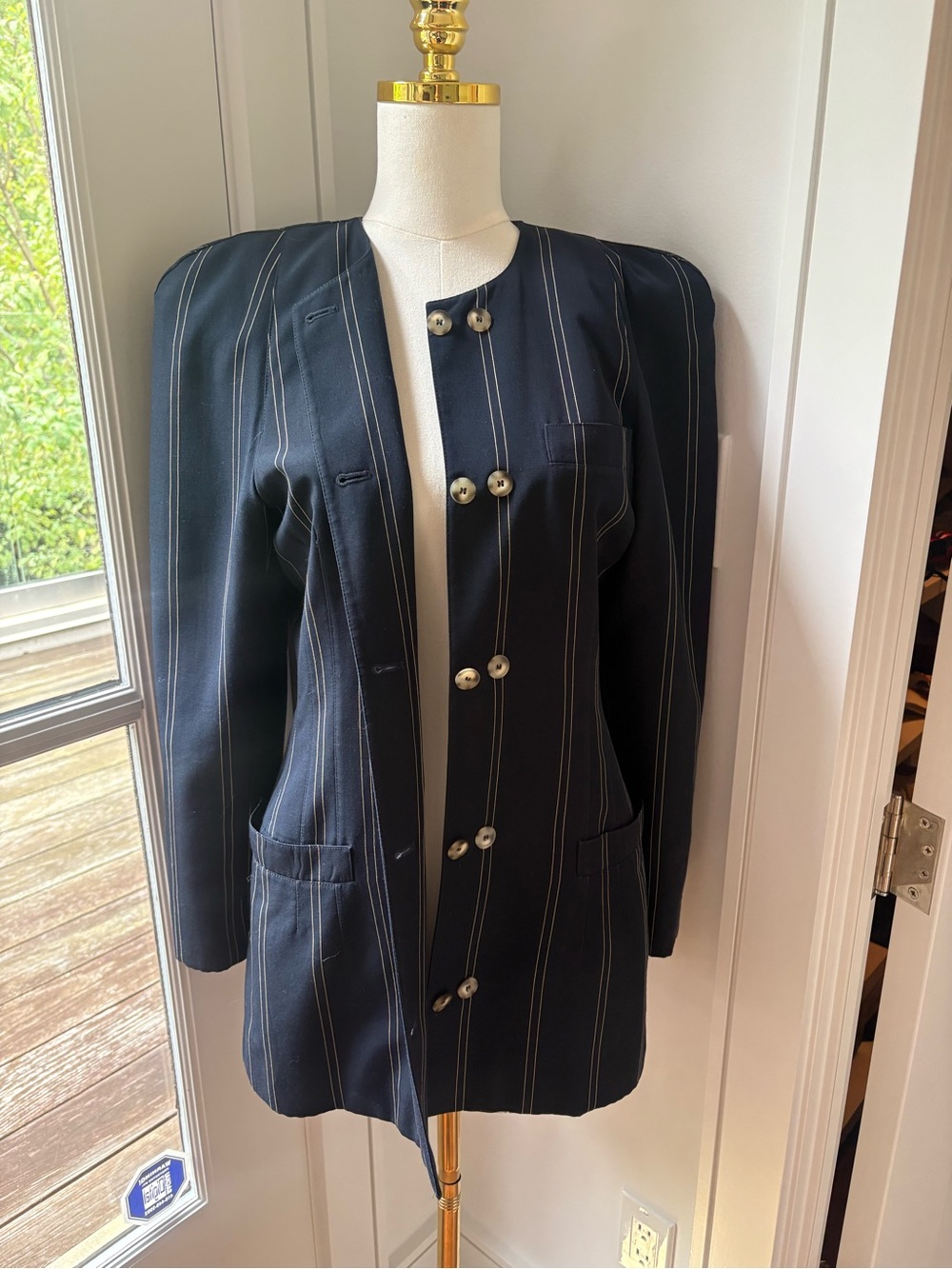 Vintage pin striped jacket
